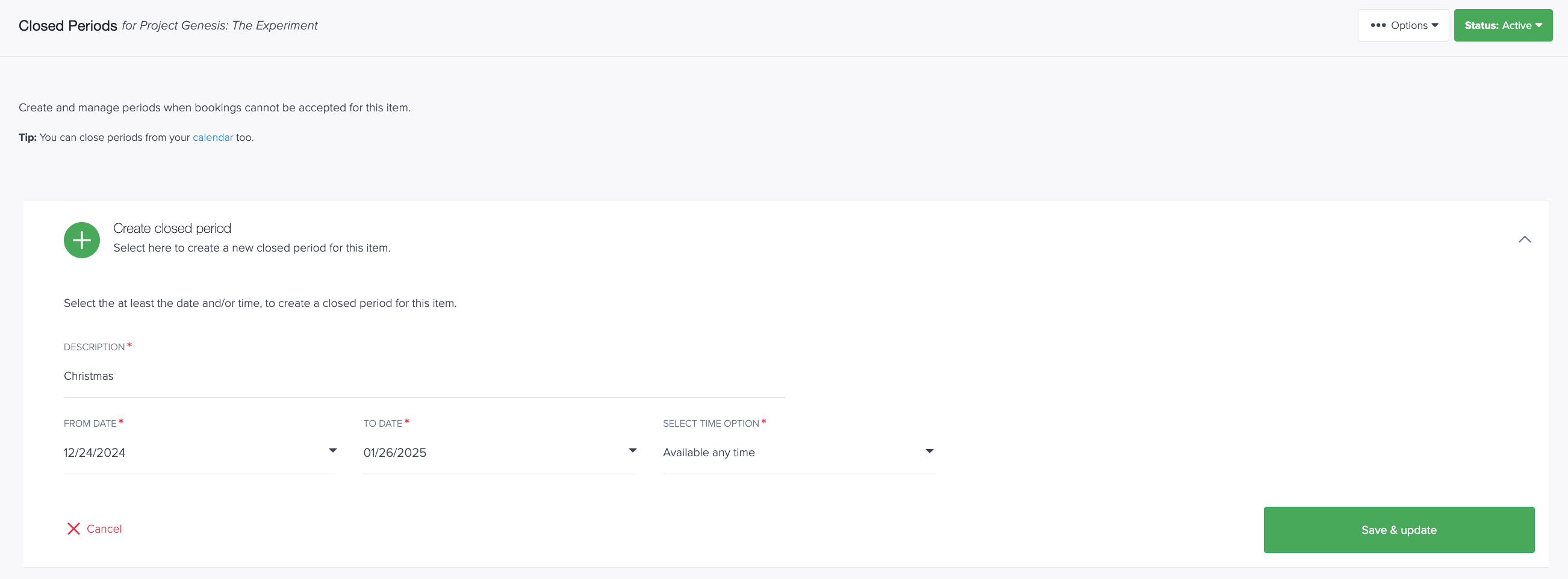Resova Sign In Managing Scheduling for Items in Resova